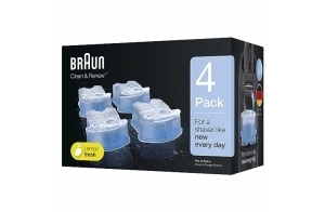 Braun Clean And Renew Cartouches De Rechange, Pack De 4 Recharges, Compatibles Avec Tous Les Braun SmartCare Et Clean&Charge Centers