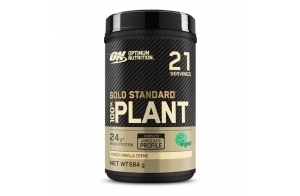 Optimum Nutrition Gold Standard, protéines en poudre 100% végétales pour hommes et femmes, shake protéiné végétalien, après le sport ou à tout moment de la journée, goût vanille, 21 portions, 684g