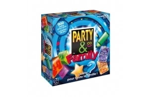 Dujardin – Party & co Family – Jeu de société – Jeu plateau d’ambiance familial – Remportez les défis avec toute la famille – Se joue en famille et entre amis – 3 à 12 joueurs – Dès 8 ans