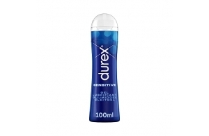 Durex Gel Lubrifiant Sensitive - Lubrifiant comestible à base d'eau - 100ml