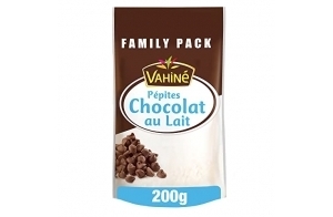 VAHINE - Pépites de Chocolat au Lait 200 g (Family Pack)