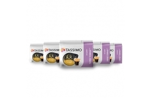 Tassimo, Format Familial, 120 Dosettes Café Long Classique L'OR, Compatibles avec les machines TASSIMO, 120 Cafés, Équilibré et Aromatique, 5 packs de 24 dosettes