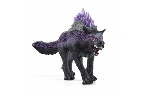 Schleich ELDRADOR Creatures 42554 - Figurine Loup des Ténèbres - Jouet Loup au Pelage Violet et Dos Transparent - Jouet Durable pour Garçons et Filles - Cadeau pour Enfants dès 7 Ans