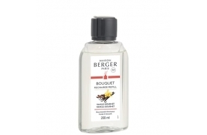 Maison Berger - Recharge Bouquet Vanille Gourmet - Pour Diffuseur Parfum Maison - Parfum à Diffusion Longue Durée, Douce et Continue - 200 ml