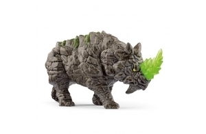 schleich 70157 Rhino de Pierre, dès 7 ans, ELDRADOR CREATURES - figurine, 16 x 6 x 8 cm