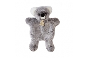 Histoire d'Ours - Doudou Marionnette à Main Koala - 25 cm - Gris - Cadeau Naissance - Sweety Mousse Marionnettes - Fidèles Compagnons - HO3082