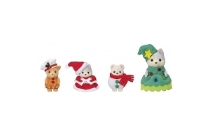 SYLVANIAN FAMILIES - Le coffret de Noël - 5710 - Mini Poupées