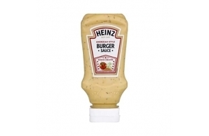 Heinz Sauce American Burger Flacon Souple Top Down 230g