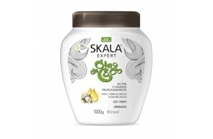 -Skala Expert- Masque/après-shampoing à l'huile de noix de coco - 1 kg - 100% végétalien - Nourrit et hydrate en profondeur.