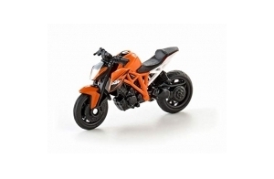 siku 1384 - Moto KTM 1290 Super Duke R, Métal/Plastique, Orange, Pneus En Caoutchouc