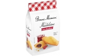 Bonne Maman Madeleines Coeur framboise , 300g