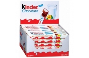 Kinder Maxi Riegel Barre de Chocolat au Lait 21 g (Paquet de 36)