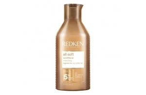 REDKEN, Après-Shampoing Hydratant pour Cheveux Secs & Sensibilisés, Protéines & Huile d'Argan, All Soft, 300 ml