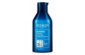 REDKEN - Shampoing Fortifiant pour Cheveux Abîmés & Cassants - Réparation & Force - Réduit La Casse Jusqu’à 75% - Infusé En Protéines - Vegan - Extreme - 300 ml