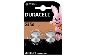 Duracell Piles 5000394152090 Boutons Au Lithium Spéciales 2430 3 v, Lot De 2 (Dl2430/Cr2430), Conçue pour Une Utilisation dans Les Porte-Clés, Balances Et Dispositifs Portables Et Médicaux