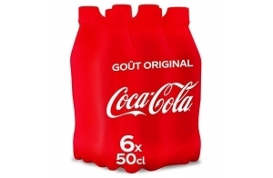 Coca-Cola Goût Original 6x50cl bouteille