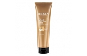 REDKEN, Masque Hydratant pour Cheveux Secs & Sensibilisés, Protéines & Huile d'Argan, All Soft Heavy Cream, 250 ml