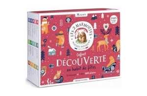 Les 2 Marmottes - Coffret Découverte 75 Sachets - édition fourreautée Noël - 12 Infusions et 3 Thés - Idéal En Cadeau - Bien-Être Et Relaxation - Made In France - Sans arômes ajoutés - 114g