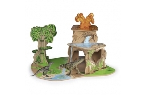 Papo - Coffret La Terre des Dinosaures avec 2 Figurines pour Enfants dès 3 Ans - Voyage Préhistorique et Aventure Éducative