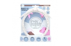 Invisibobble Serre Tête Blanc Hairhalo - Serre Tete Femme Chic Édition Limitée Nordic Breeze - Bandeau Fille Avec Forme Adaptable - Headband Confortable