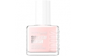 Maybelline New York - Vernis à Ongles Coloré Longue Tenue - Couleurs Intenses et Pigmentées - Renforce les Ongles Abîmés - Superstay Ink Bonder - Teinte : Barely Sheer 113-12 ml