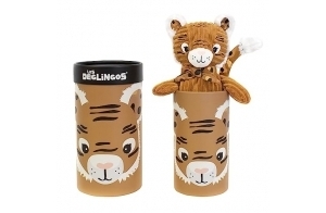 Les Déglingos Doudou Bébé Garçon (Speculos le Tigre) - Grande Peluche Tigre - Grand Simply - Ultra Doux - Dès la Naissance - Garçon et Fille - 33 cm - Marron 33130