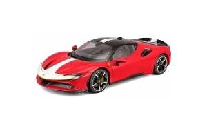 Burago- May Cheong GROUP-BBURAGO-1/18 Ferrari SIGNATURE-SF90 Stradale-Rouge-Véhicule pour Enfant dès 14 ans-16911, 16911