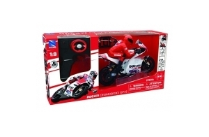 New Ray- Miniature-Moto Grand Prix Ducati Andrea Davizioso-Radiocommandé, 88815