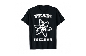 L'équipe du logo de Big Bang Theory Sheldon Atom T-Shirt