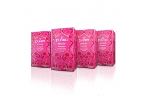 Pukka Infusion Bio Amour Infusion Biologique/Organic, 20 sachets - lot de 4