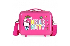 Hello Kitty You are Cute Trousse de toilette adaptable Rose 29x21x15 cms ABS