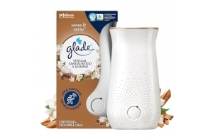 Glade® Sense & Spray™ Diffuseur Sensual Sandalwood & Jasmine - Infusé Aux Huiles Essentielles