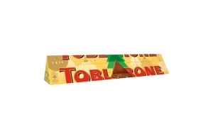 TOBLERONE - Barre Toblerone au Chocolat au Lait avec Nougat au Miel et aux Amandes - Chocolat de Noël - Idée Cadeau de Noël - à Partager ou à Offrir - Barre de 360g