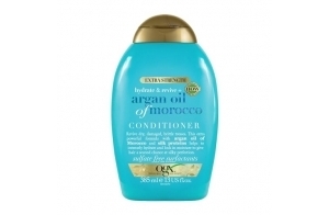 OGX - Après-Shampooing Huile d'Argan du Maroc (flacon de 385 ml) – Soin hydratant pour cheveux secs et abîmés – Après-shampoing enrichi en huile d'argan et protéines de soie