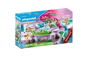 PLAYMOBIL Fairies 70555 Lac Magique au Pays des fées, pour Jouer avec l'eau, idéal pour Les Enfants de 4 à 10 Ans