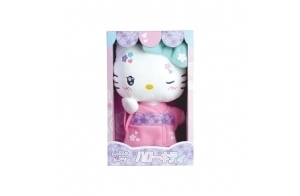 JEMINI | Peluche Hello Kitty Kimono Kawaï | 22 Cm | Finition Douce | Licence Officielle | Design Japonais | Livrée en Boîte | Jouet Collectible | Idée Cadeau Enfant | Multicolore | 024406