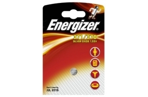 Energizer Piles pour Montre en Oxyde d'Argent 371/370 1,55 V