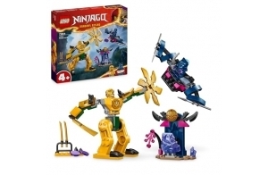 Lego Ninjago Le Robot de Combat d’Arin, Jouet de Ninja pour Enfants Dès 4 Ans avec Figurines Incluant Arin avec Mini-Katana et Robots, Cadeau pour Garçons et Filles 71804