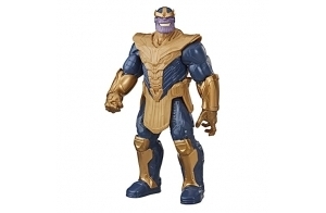 Avengers Marvel Titan Hero Series Blast Gear Deluxe Thanos Action Figure,Toy, Inspired byMarvel Comics, for Children Aged 4 and Up,Blue, 30-cm