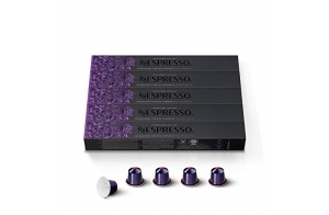 Nespresso Original – Bundle 50 Capsules de café décaféiné Arpeggio Decaffeinato – Intensité 9 – Pour Ristretto, Espresso & Cappuccino Recette Lait – (5 étuis de 10)