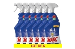 St Marc Lot de 6 Pistolets Spray Nettoyant Multi-Usages 4 en1-750 ml