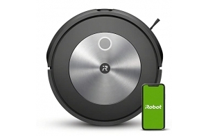 iRobot Aspirateur Robot connecté Roomba® j7 avec 2 extracteurs en Caoutchouc multisurfaces - Idéal pour Les Animaux - Cartographie, mémorise, s'adapte à Votre Domicile - Détecte et évite Les Objets