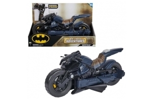 DC COMICS BATMAN ADVENTURES - Batcycle 2 en 1 Batman Adventures - Batcycle Qui Se Transforme En Batplane - Voiture Batman À Collectionner - Compatible Avec Figurines 30 cm - Jouet Enfant 4 Ans Et +