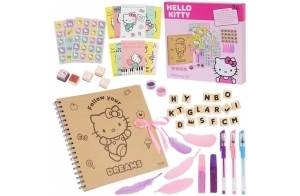 Hello Kitty Kit de Scrapbooking pour Enfants, Accessoires et Fournitures Artistiques - Cadeau Fille