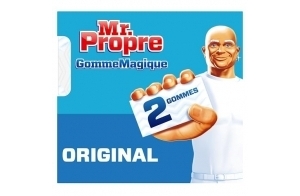 Mr. Propre GommeMagique Original Nettoie Comme Par Magie, Avec Seulement De L’Eau 2x