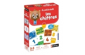 Nathan - La Petite Ecole, Les Chiffres - Associer Nombre et Quantité - Apprendre À Compter - Jeu Educatif - Coffret De 6 Jeux Progressifs - Pour Enfants de 3 à 5 ans