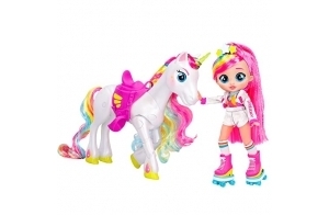 BFF BY CRY BABIES Comprend en exclusivité la poupée Dreamy et sa licorne Rym ! - Dreamy & Rym Poupée mannequin-Jouet Cadeau pour Garçons et Filles + 3 ans