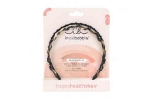 Invisibobble Hairhalo Chique and Classy | Accessoire de cheveux stylé et respectueux des cheveux | 2 pièces