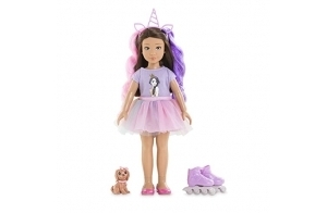 Corolle Girls - Coffret Luna Licorne, poupée Mannequin, Multicolore, 28 cm, dès 4 Ans, 9000600030