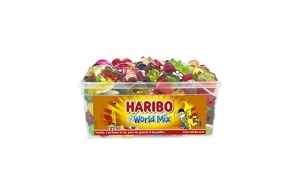 HARIBO Worldmix Assortiment de Bonbons Boîte de 900 g 1 Unité